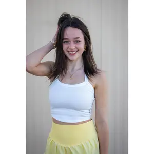 Free People - All Clear Solid Cami - WHITE