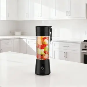 Newly Upgraded Fitness Mini Portable Blender Cup USB-Rechargeable for Personal Smoothies Compact All-in-One Professional Juicer Leak Proof Design
