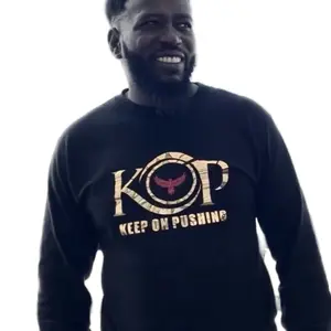 Keep On Pushing T-shirt Menswear Tshirt Man Streetwear Long Sleeve graphic tee