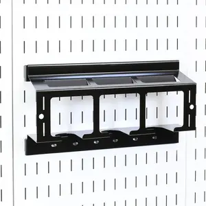 Drill Holder Storage Rack - Compact Impact Drill Battery Power Tool Pegboard Organizer - ASM-DR-314
