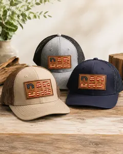 [BEST 2026] Personalized Dad Hat With Kids Names: Custom Leather Patch Cap Dad Cap, Father's Day Hats Dad Gift Cap Gift From Kids