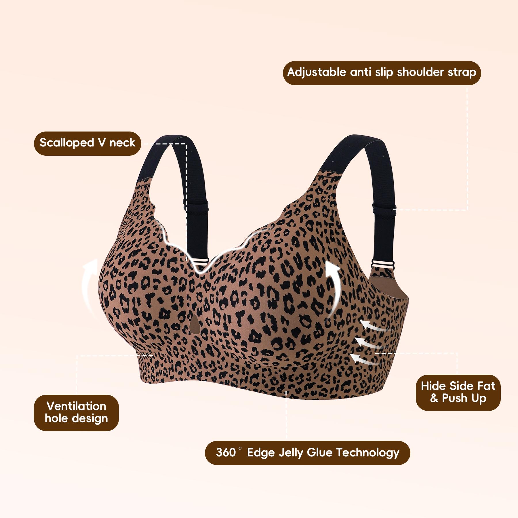 Herbfree Women Jelly Bra Full Coverage With Ventilation Holes Wireless Comfortable Everyday Bras