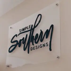 24X36 Acrylic Business sign | Custom Business Sign for wall Office  | Salon Decor |  Business wall sign | Clear office sign | Acrylic name sign | your logo here | UV printing | water proof Wall-mounted Wall-mounted Wall-mounted Wall-mounted Wall-mounted