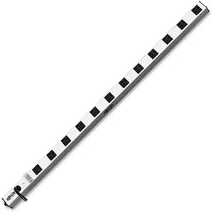 Tripp Lite TRPPS3612 12-Outlet Metal Aluminium Power Strip, Audio & Video Accessories with Transparent Cord