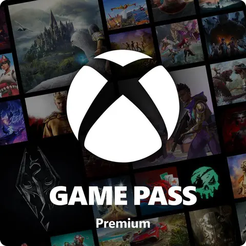 Xbox Game Pass Premium - 1 Month Membership Digital Code, Virtual Entertainment for Gamer Stuff & Digital Games Access