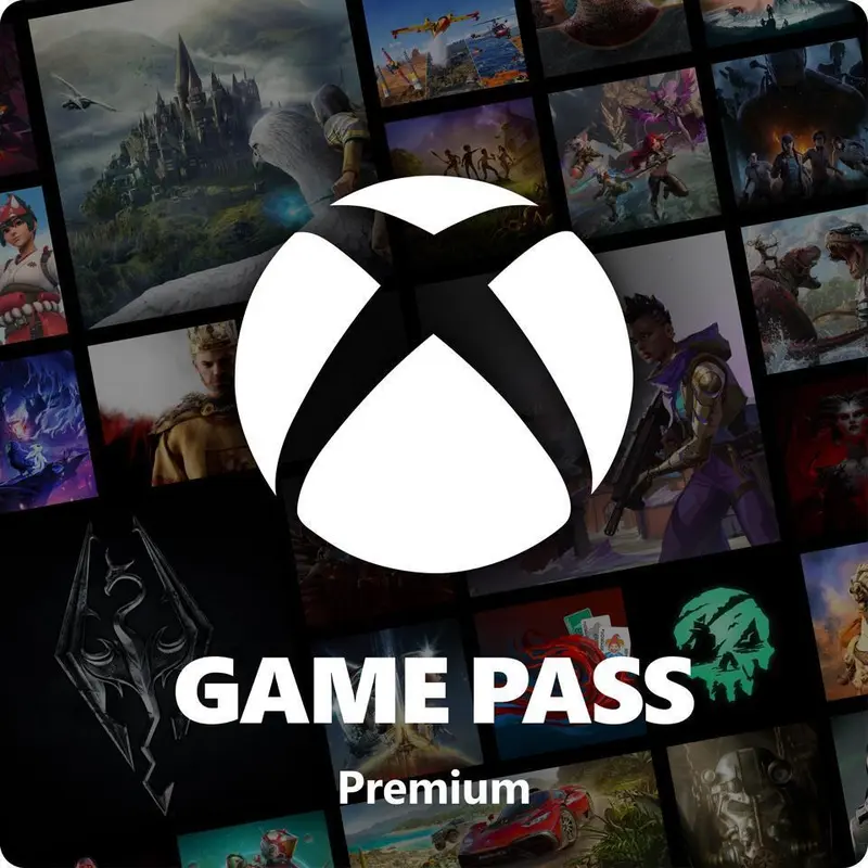 Xbox Game Pass Premium - 1 Month Membership Digital Code, Virtual Entertainment for Gamer Stuff & Digital Games Access