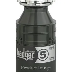 In Sink Erator 143031 Badger 5 Food Waste Disposer with .5 Horsepower
