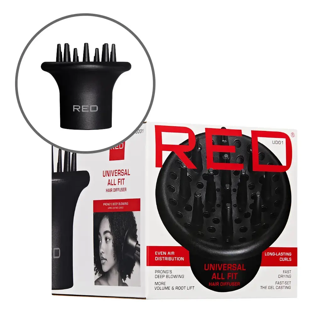 RED by KISS Universal Hair Diffuser for All Dryers – Fast Drying & Long-Lasting Curls RED by KISS Universal Hair Diffuser for All Dryers – Fast Drying & Long-Lasting Curls