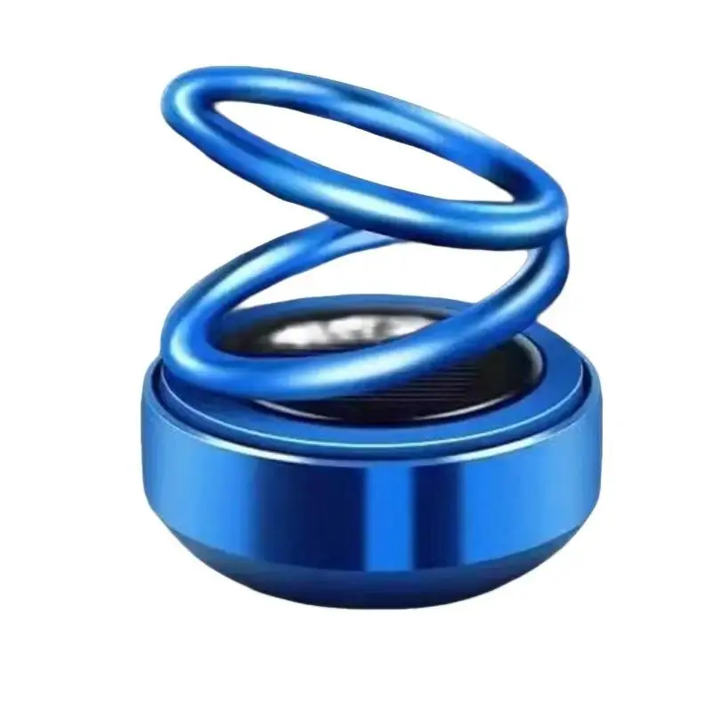 Double Ring Suspension Auto Perfume with Solar Charging and Kinetic Energy Molecular Technique