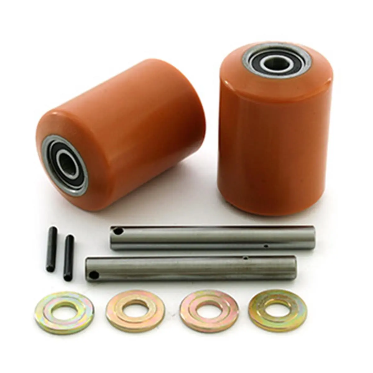 Yale MP & MPB 040 AC Load Wheel Kit with Butterscotch Polyurethane Wheels, Complete with Axles and Fasteners