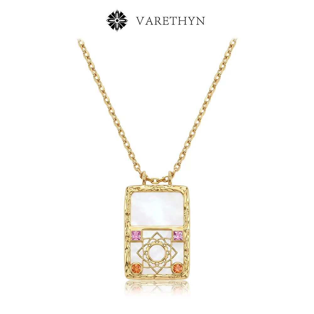 Lotus Flower Pendant Necklace for Women – Crystal Healing Energy, Manifestation Jewelry for Self-Love & Daily Peace