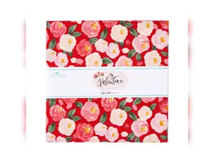 My Valentine | 10" Square Pack by Echo Park Paper Co. for Riley Blake | 42 pcs