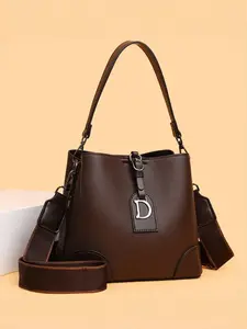 Women's Convertible Bag with 2 Detachable Straps - Crossbody Shoulder Bag & Handheld Purse | Multi-Way Tote for Daily Essentials, Fashion Purses, Convertible Shoulder Bags