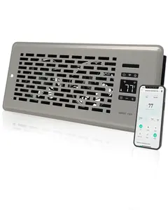 Register Booster Fan  Register Holes, Quiet Vent Fan Booster with Intelligent Thermostat, Improves Heating Cooling, App Control, 10-Speeds, Smart Register Vent outdoorfun