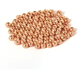 100 PCS Fly Tying Tungsten Beads Nymph Head Ball Fly Tying Materials Hook Size 6#-20# 2.0 2.7 3.15 3.5 3.8 4.0 4.65 Nickle Gold Copper Silver Rainbow Color