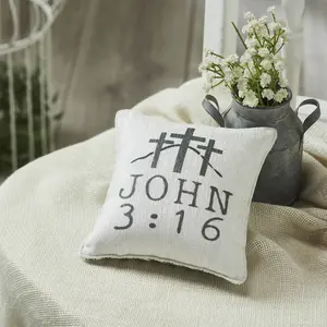 Celebrate Grace John 3:16 Pillow 6x6