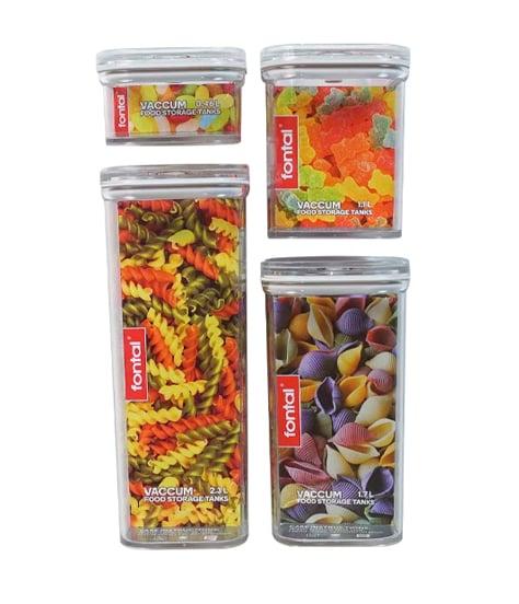 FONTAL Electric Vacuum Sealer Machine with 4 Airtight Food Storage Container (0.5Qt / 1.2Qt / 1.8Qt / 2.4Qt) Meal Prep, Leakproof + 12 Vacuum Food Bags Free Gift FONTAL Electric Vacuum Sealer Machine with 4 Airtight Food Storage Container (0.5Qt / 1.2Qt / 1.8Qt / 2.4Qt) Meal Prep, Leakproof + 12 Vacuum Food Bags Free Gift