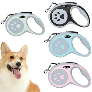Automatic Retractable Dog Leash, Outdoor Pet Walking Harness, Anti-Tangle Design, Adjustable Length, Durable Material, Pet Accessories