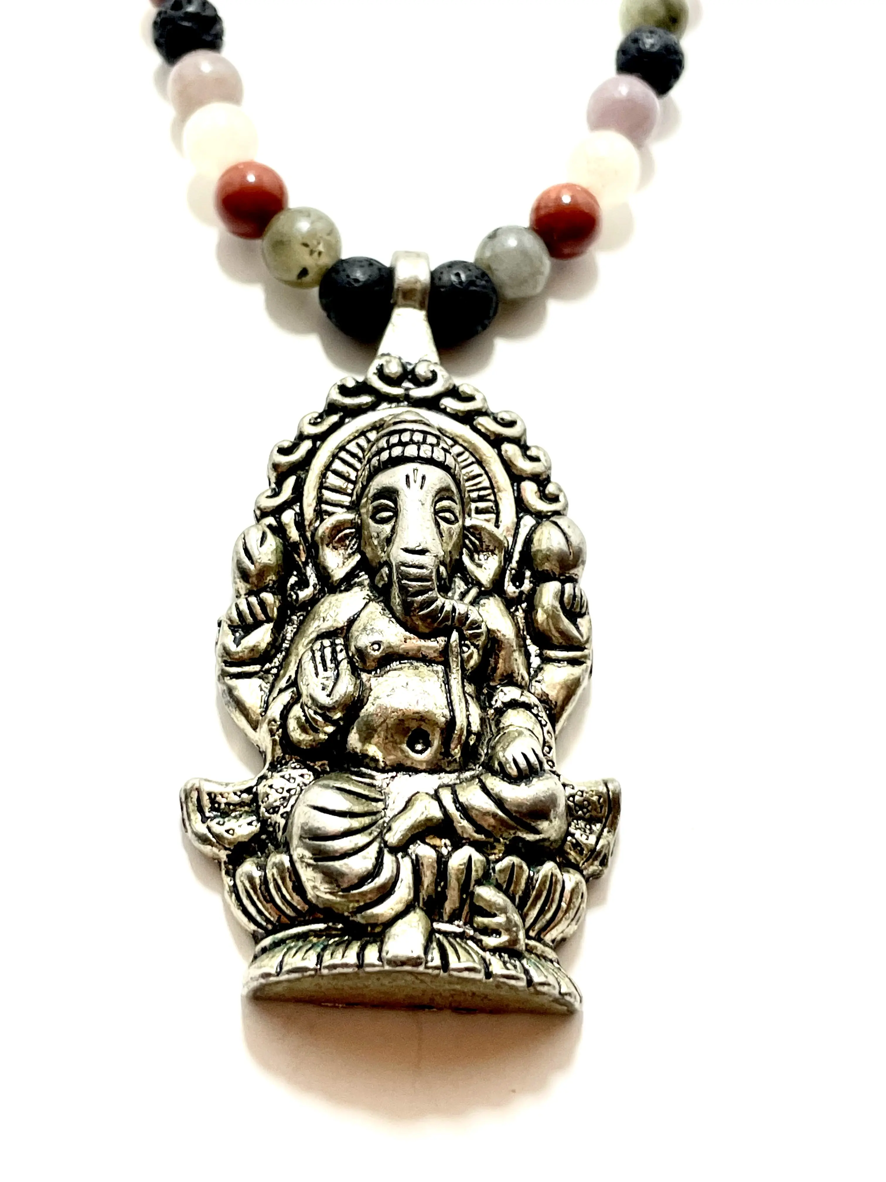 26.5” Zen Ganesha Diffuser Pullover Necklace