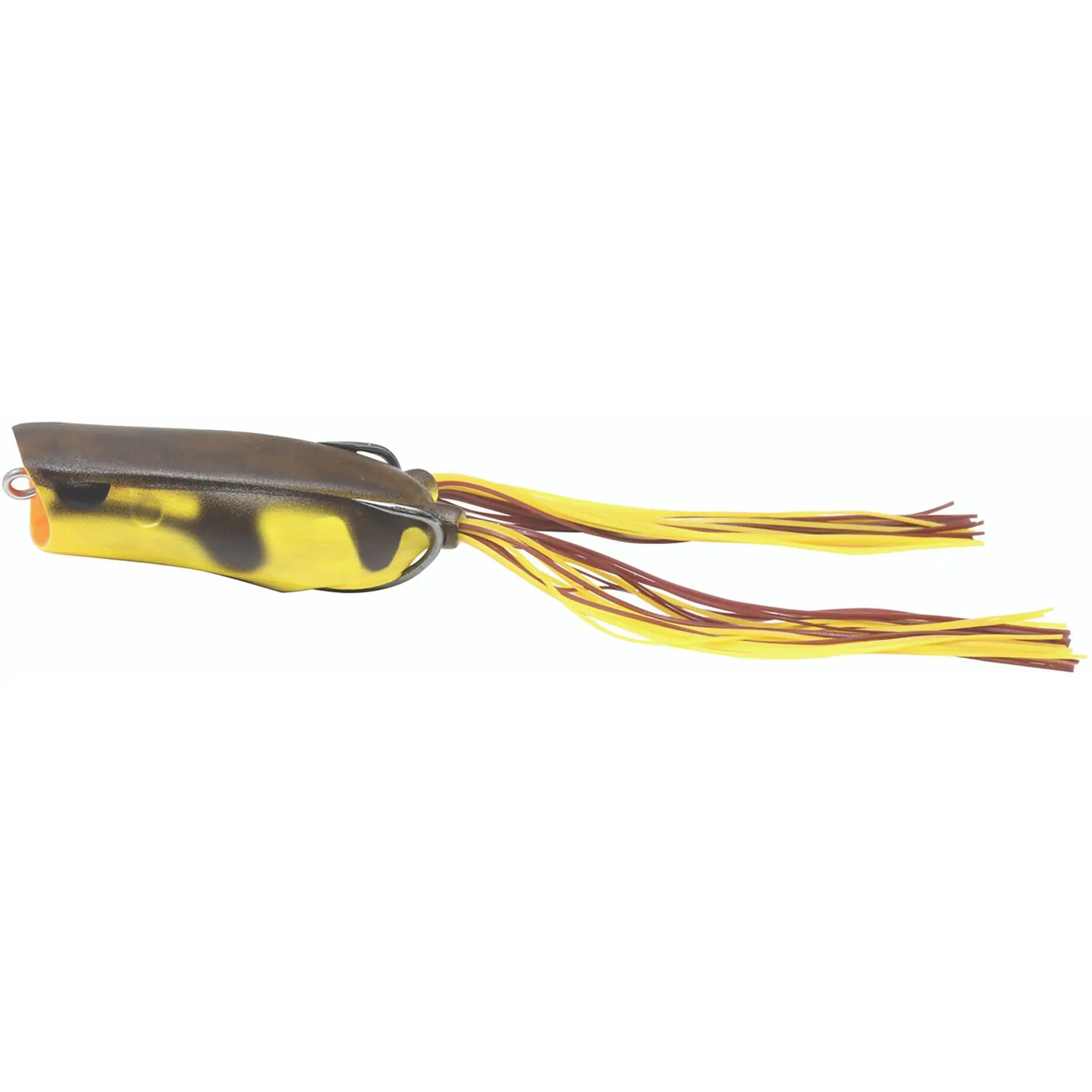 Northland Tackle Reed-Runner Hollow Body Popping Frog - 2.75 in Soft Plastic Reptile Lure with Cupped Lip, Bass Fishing Tackle for Targeting Birds, Loon, Painted Turtle, Baby Duck