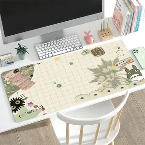 [SALE UP TO 50% + FREE SHIP] RGB Anime Mouse Pad, Kawaii Studio Ghibli Inspired Desk Mat