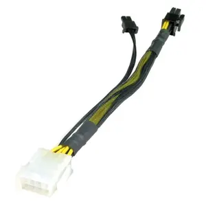 212 MAIN EPS 8-Pin to PCI Express 6+2-Pin Cable Adapter (Model 22-100-29) – 9.5 in Long, for Power Supply to PCI Express, Computer Components & Graphics Cards