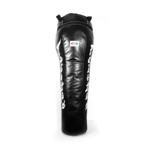 Fairtex HB12 Angle Bag Punching Bag for Muay Thai, Boxing, Kickboxing, MMA (HB12 Black Unfilled)- 19.7" W x 57.87" H