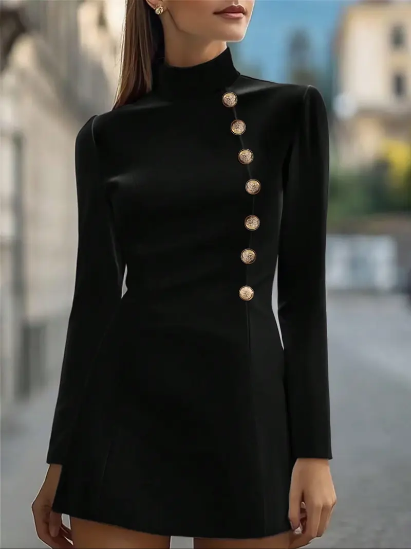womens mock neck dresses - TikTok Shop