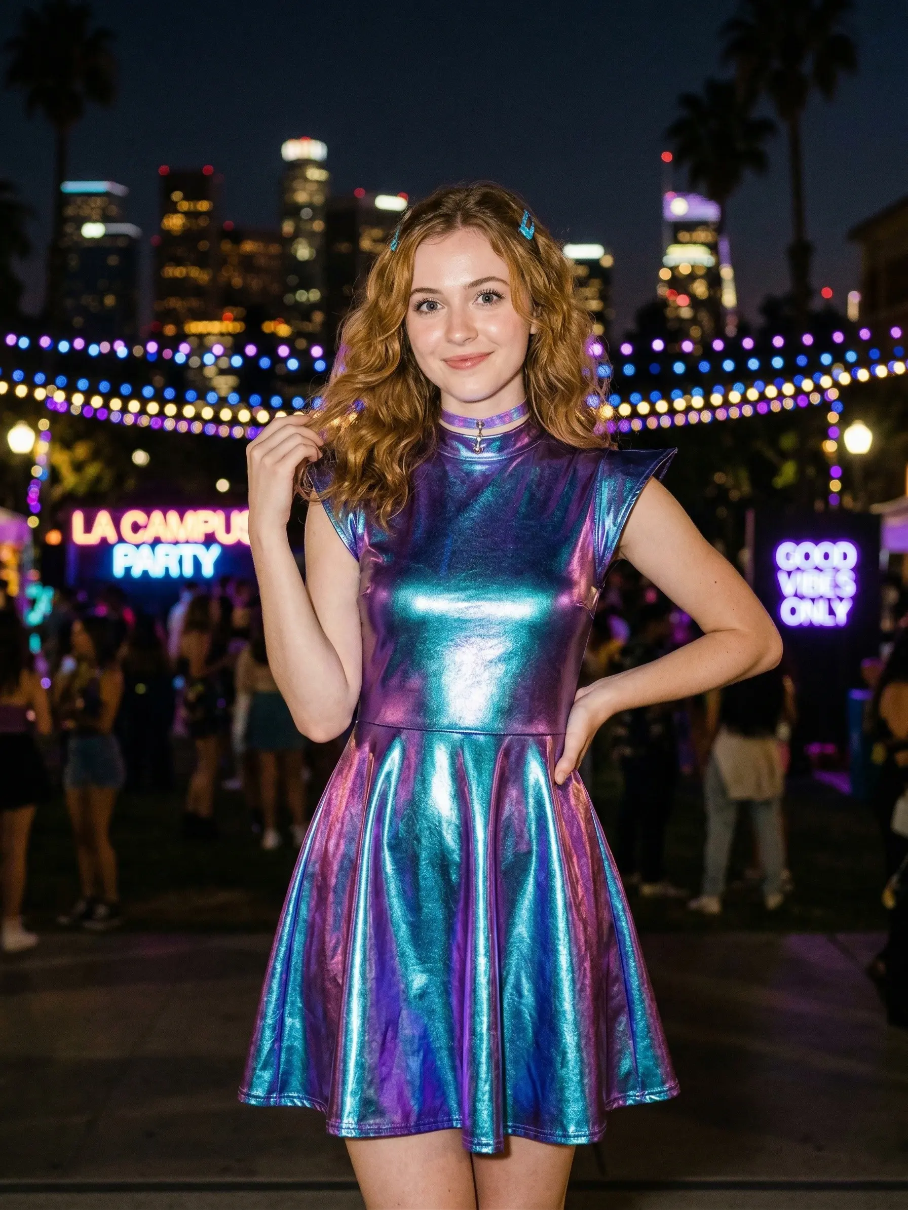 RETRO STAGE Women's 1980s Metallic Futuristic Cyberpunk Sleeveless Mini Dress - Casual Wear for Party, Music Festival, Women's Cyberpunk Casual Dresses - TikTok Shop RETRO STAGE Women's 1980s Metallic Futuristic Cyberpunk Sleeveless Mini Dress - Casual Wear for Party, Music Festival, Women's Cyberpunk Casual Dresses - TikTok Shop