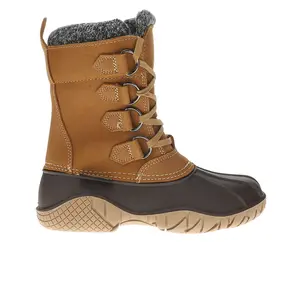 Baffin Womens Yellowknife Cuff Waterproof Insulated Snow Casual Boots Mid Calf - Brown