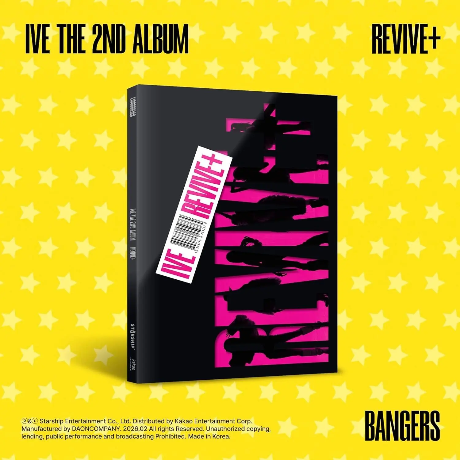 Ive - (Bangers Ver.) Ive The 2nd Album Revive+  [COMPACT DISC - CD] Postcard, Photo Book, Photos, Poster, Stickers