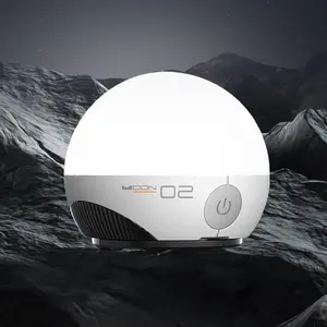 Multifunctional LED Camping Lantern, 5200mAh Rechargeable Lantern with Magnet Base, RGB Color-changing Lantern for Camping