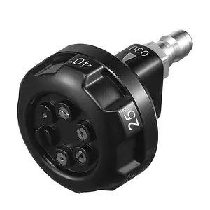 Washer Nozzle  6 In 1 Quick Change Over Spray Adjustable High Power Tips With 1/4" Connect 4000 Psi