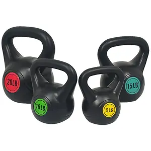 BalanceFrom Wide Grip Kettlebell Exercise Fitness Weight Set - 3 Types