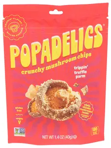 Popadelics Chips Mshrm Truffle Parm - 1.400 OZ