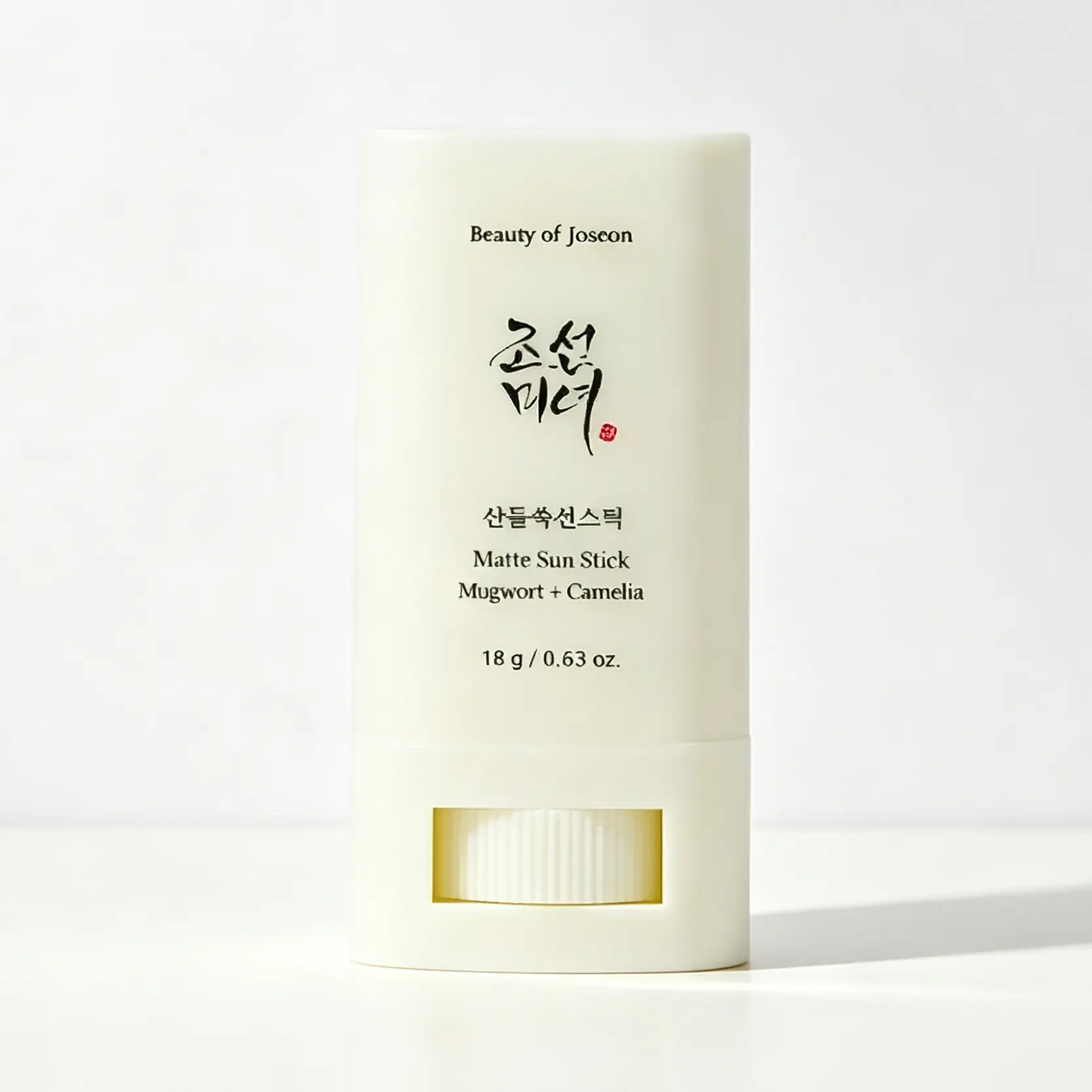 Beauty of Joseon Matte Facial Sunscreen Sun Stick - Mugwort, Camelia - SPF50+ PA++++, 0.63oz (18g)