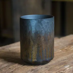 Large Wabi Sabi Twilight Tea Cup