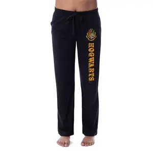 Harry Potter Men's House Crest Pajama Pants - Gryffindor, Slytherin, Ravenclaw, Hufflepuff, Hogwarts
