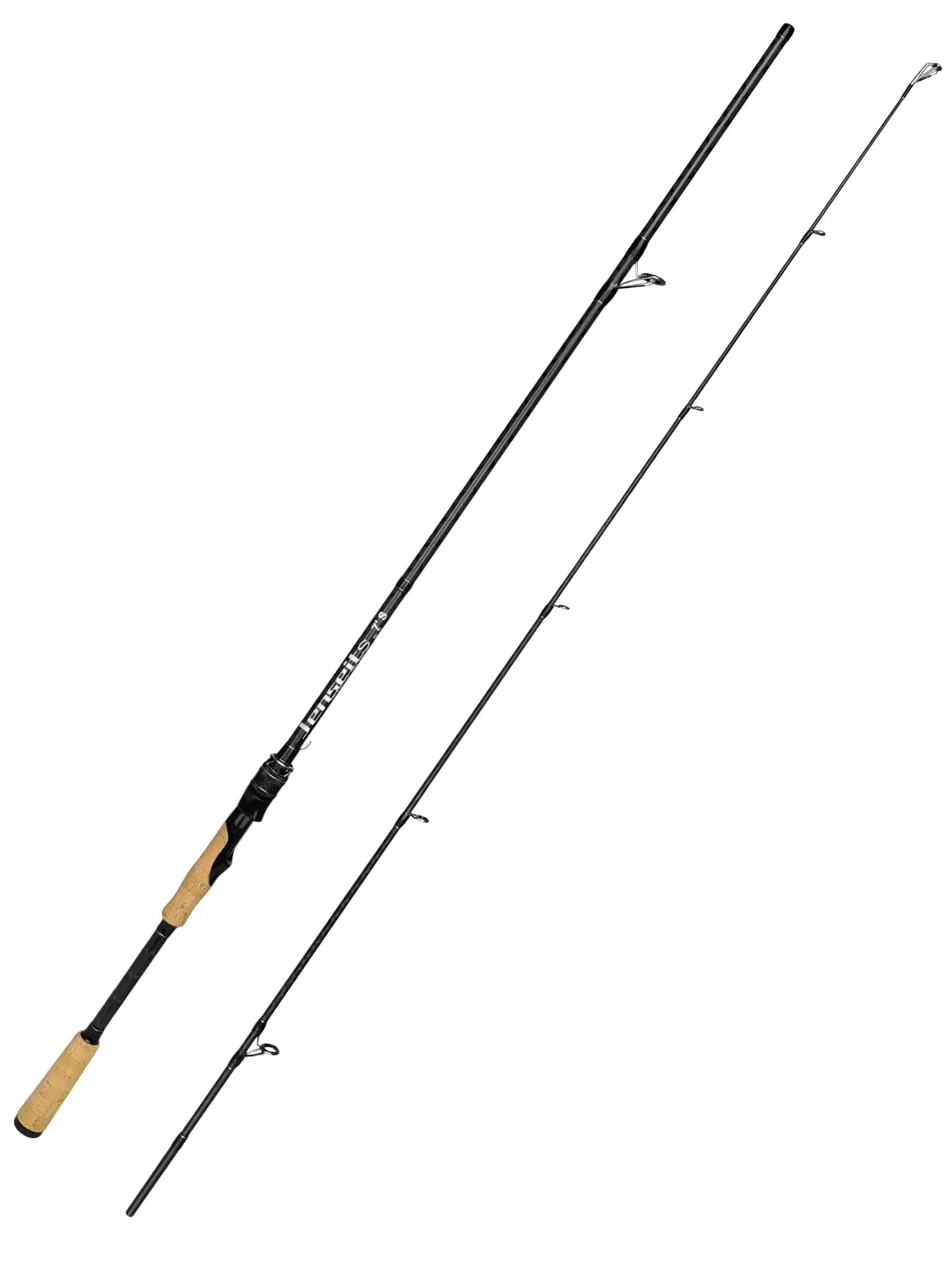 【Summer Wins】Jenseits Carbon Fiber 7ft Spinning & Casting Pole - Stainless Steel Ceramic Guides, Fast Action Tool for Bass, Trout Fishing, Fishing Pole Heavy Duty Rods