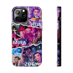 Mira Rumi Zoey Pop Star Collage Case for iPhone 17-7 Pro Max Plus & Samsung Galaxy S25-S21 Ultra Plus - Aesthetic Idol Group Phone Cover unisex