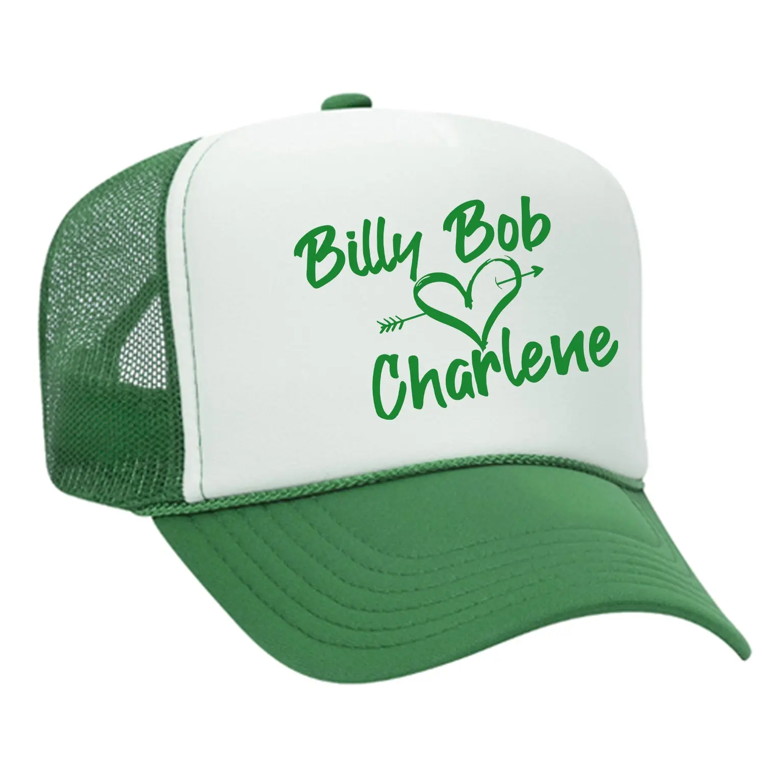 Billy Bob Print Foam Trucker Hat, Adjustable Casual Headwear for Everyday Use