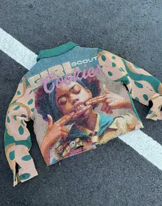 Women Handmade Girl Scout Cookies Tapestry Jacket