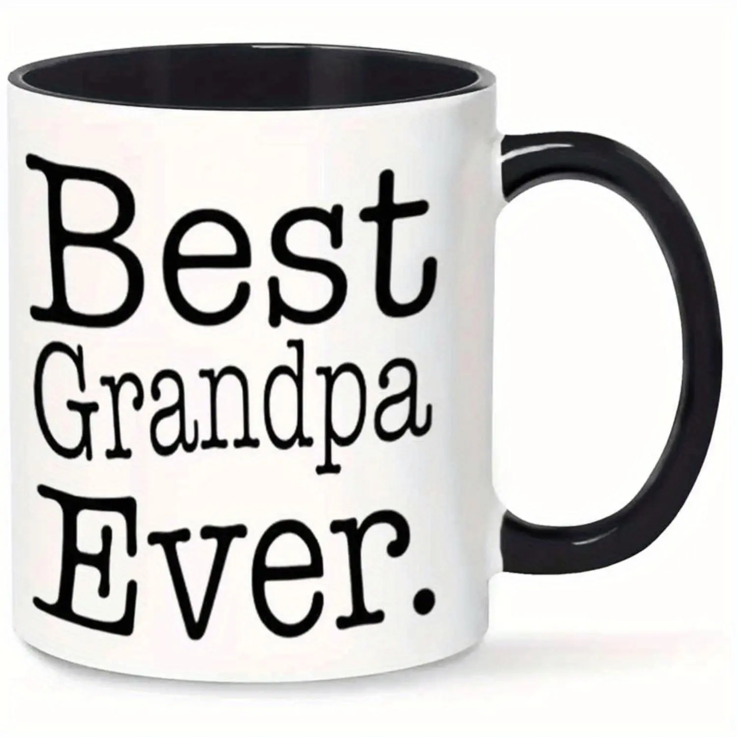 1pc Novelty 3D Vision Best Grandpa Ever Mug Coffee Cup Juice Cup