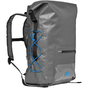 Chums Downriver 32L Waterproof Rolltop Backpack - Gray