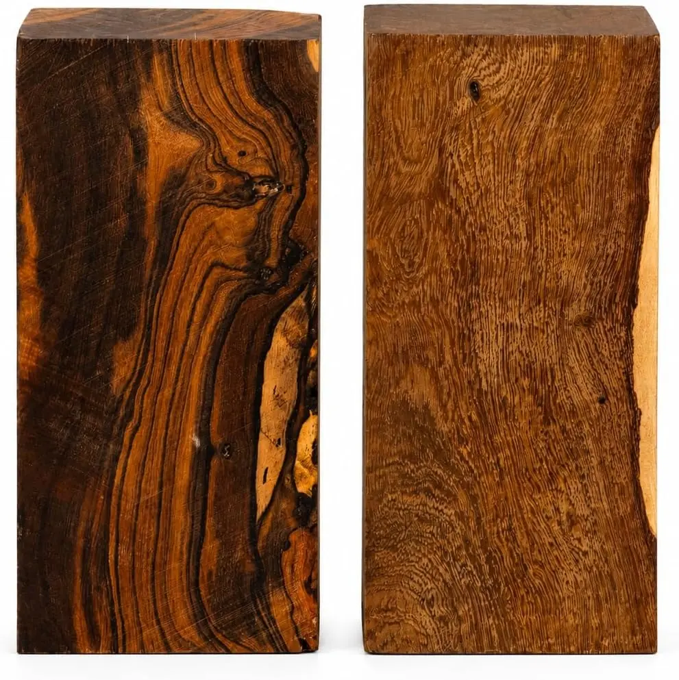Hardwood Ironwood Blanks, Exotic Wood – Woodchucks Wood – Hardwood Lumber – Natural Wood for DIY Crafts – Ironwood Lumber Turning Blanks – Size 6 x 3 x 2 inches Pack of 2