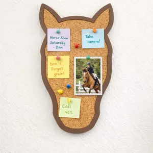 Horse Head Cork Board - Pin Board 13x8
