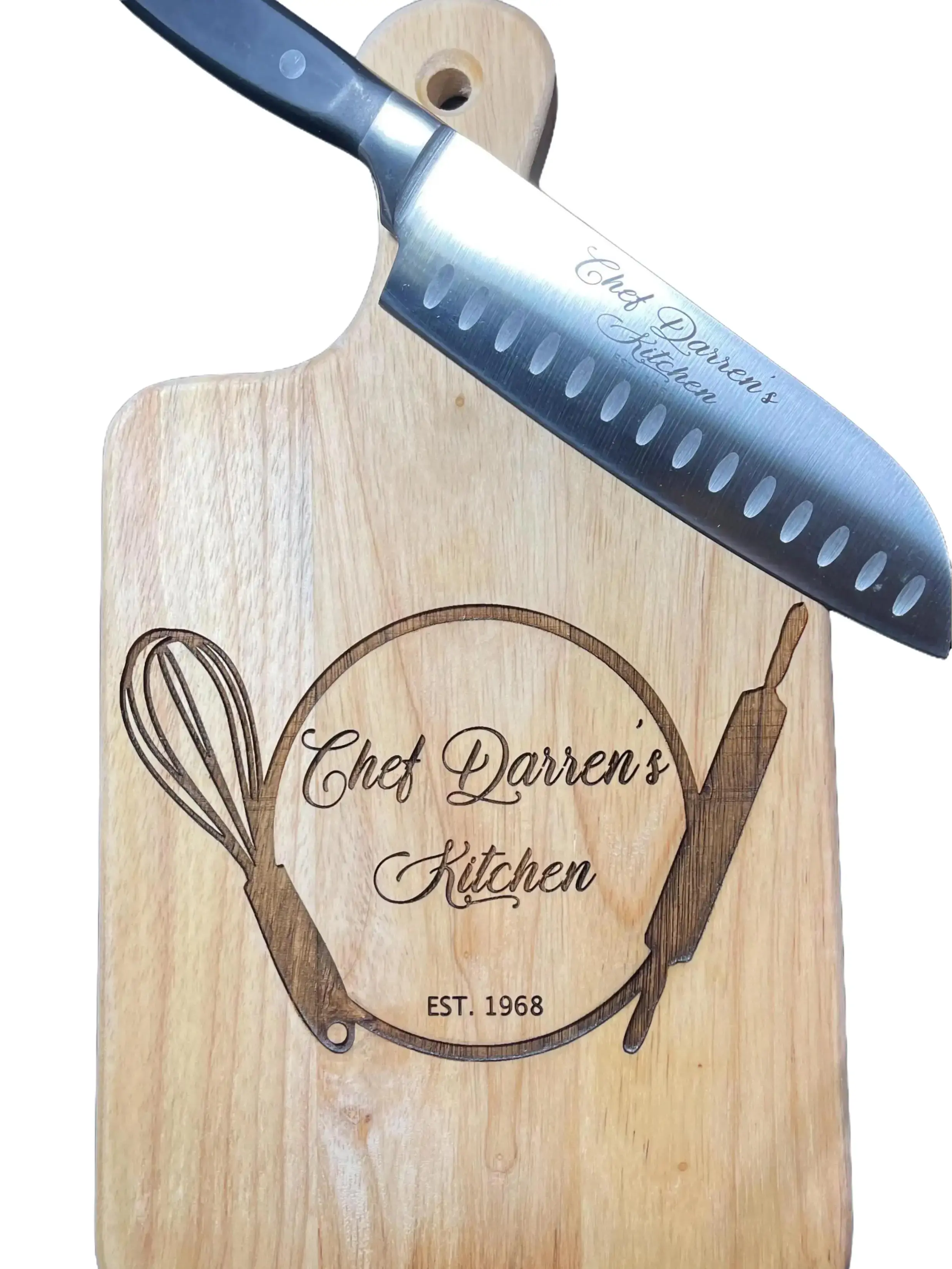 Engraved Chef’s Knife