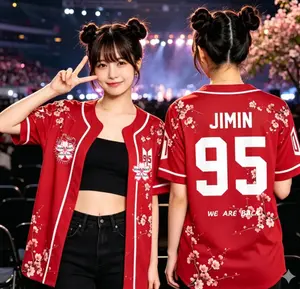 Kpop Group Bangtan Style Jersey, Custom Bangtan Boys Members Baseball Jersey For Army, Bangtan World Tour 2026 Merch Top, Bangtan Comeback 2026 Sports Vest