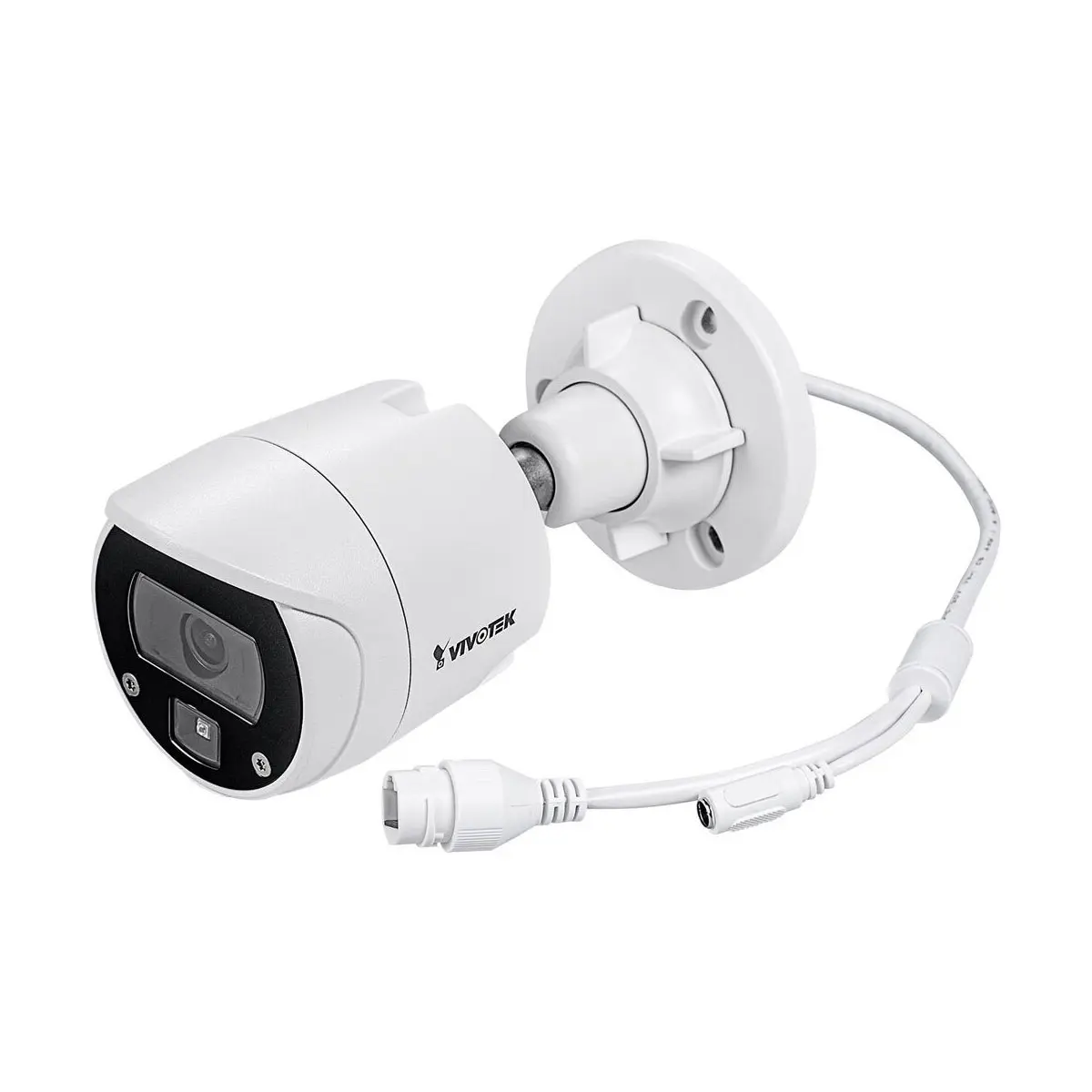Vivotek C-Series IB9369-F2 2MP AI Outdoor Network Bullet Camera with Night Vision, White, Surveillance