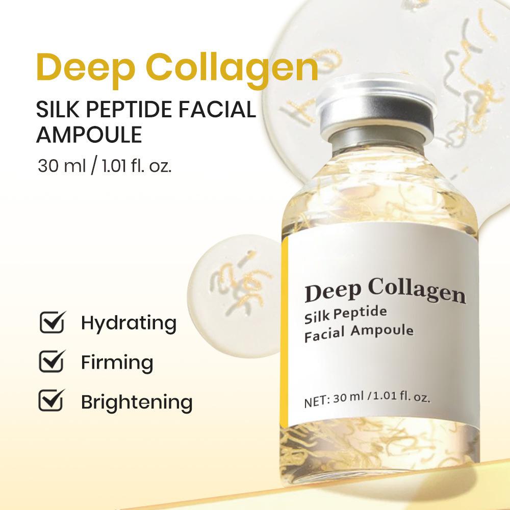 Silk Peptide Intensive Lifting Ampoule | Collagen Silk Peptide Serum | Anti-Aging Facial Essence, Deep Hydrating, Firming & Lifting, Fades Wrinkles & Fine Lines, Boosts Skin Elasticity (Collagen)